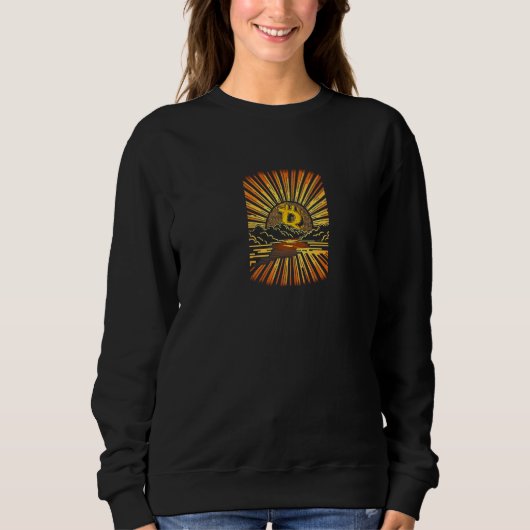 Bitcoin Lightning Hope Sun   Sweatshirt (Vorderseite)