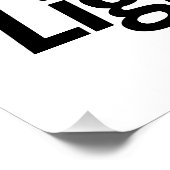 Bitcoin Lightning wird hier akzeptiert Poster (Ecke)