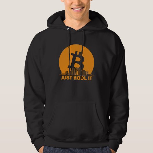 Bitcoin Lisbon Skyline  Lisbon Bitcoin Maximalist Hoodie (Vorderseite)