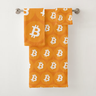 Bitcoin-Logo Badhandtuch Set