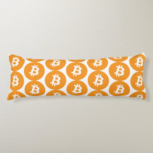 Bitcoin Logo Body Pilze Seitenschläferkissen (Vorderseite)