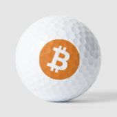 Bitcoin Logo Golf Bälle (Vorderseite)