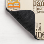 Bitcoin-Logo-Grafik Mousepad (Ecke)