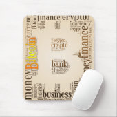 Bitcoin-Logo-Grafik Mousepad (Mit Mouse)