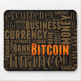 Bitcoin-Logo-Grafik Mousepad
