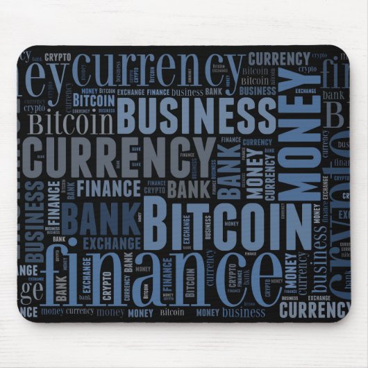 Bitcoin-Logo-Grafik Mousepad (Vorne)