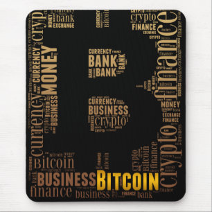 Bitcoin-Logo-Grafik Mousepad