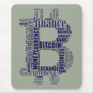 Bitcoin-Logo-Grafik Mousepad