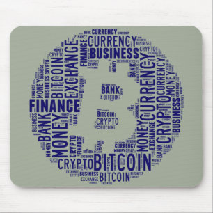 Bitcoin-Logo-Grafik Mousepad