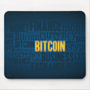Bitcoin-Logo-Grafik Mousepad