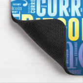 Bitcoin-Logo-Grafik Mousepad (Ecke)