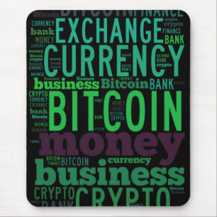 Bitcoin-Logo-Grafik Mousepad