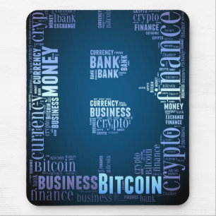 Bitcoin-Logo-Grafik Mousepad