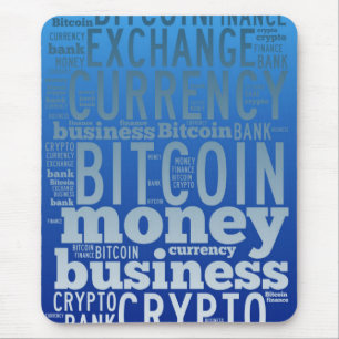 Bitcoin-Logo-Grafik Mousepad