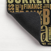 Bitcoin-Logo-Grafik Mousepad (Ecke)