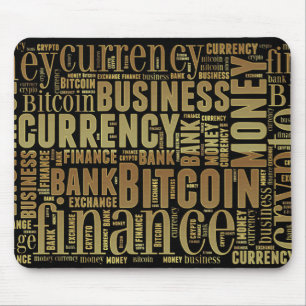 Bitcoin-Logo-Grafik Mousepad