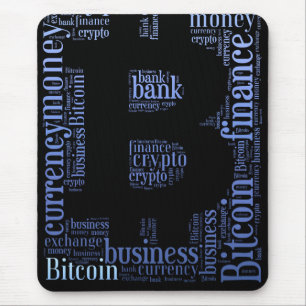 Bitcoin-Logo-Grafik Mousepad