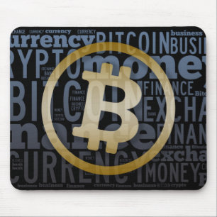 Bitcoin-Logo-Grafik Mousepad