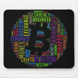 Bitcoin-Logo-Grafik Mousepad
