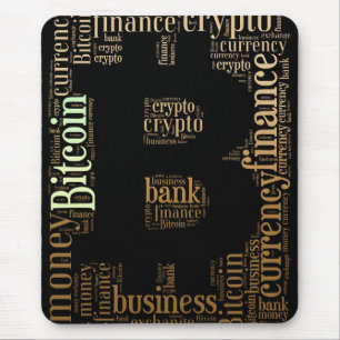 Bitcoin-Logo-Grafik Mousepad