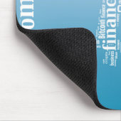 Bitcoin-Logo-Grafik Mousepad (Ecke)