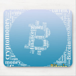Bitcoin-Logo-Grafik Mousepad