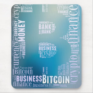 Bitcoin-Logo-Grafik Mousepad