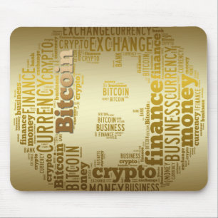 Bitcoin-Logo-Grafik Mousepad