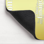 Bitcoin-Logo-Grafik Mousepad (Ecke)