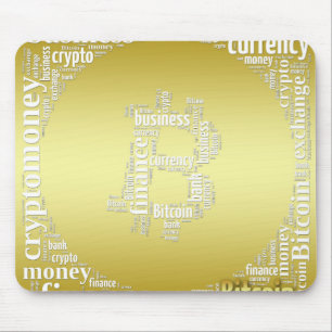 Bitcoin-Logo-Grafik Mousepad