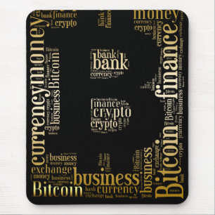 Bitcoin-Logo-Grafik Mousepad