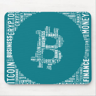 Bitcoin-Logo-Grafik Mousepad