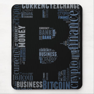 Bitcoin-Logo-Grafik Mousepad
