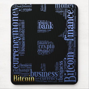 Bitcoin-Logo-Grafik Mousepad