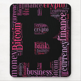 Bitcoin-Logo-Grafik Mousepad