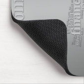 Bitcoin-Logo-Grafik Mousepad (Ecke)