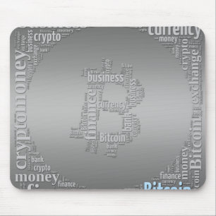 Bitcoin-Logo-Grafik Mousepad