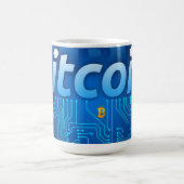 Bitcoin-Logo Kaffeetasse (Mittel)