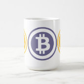 Bitcoin-Logo Kaffeetasse (Mittel)