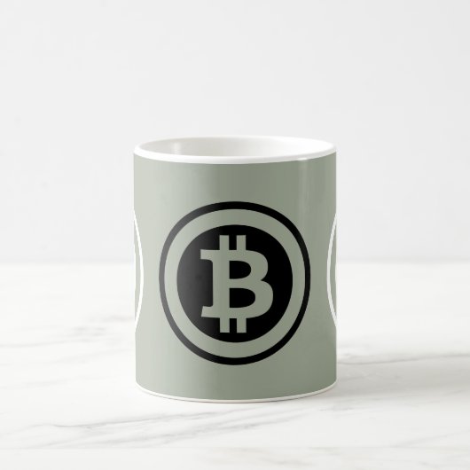 Bitcoin-Logo Kaffeetasse (Mittel)