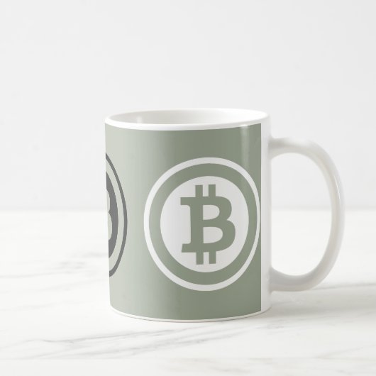 Bitcoin-Logo Kaffeetasse (Rechts)