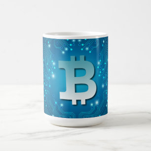 Bitcoin-Logo Kaffeetasse