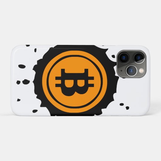 Bitcoin-Logo Kryptowährung Case-Mate iPhone Hülle (Rückseite (Horizontal))