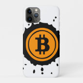 Bitcoin-Logo Kryptowährung Case-Mate iPhone Hülle (Rückseite)