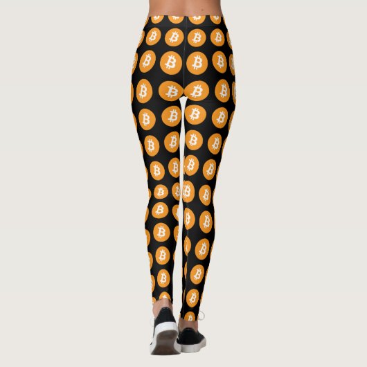 Bitcoin-Logo Leggings (Rückseite)