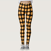 Bitcoin-Logo Leggings (Vorderseite)