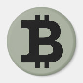 Bitcoin-Logo Magnet (Vorne)