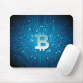 Bitcoin-Logo Mousepad (Mit Mouse)