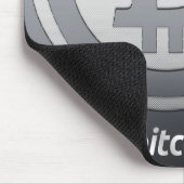 Bitcoin-Logo Mousepad (Ecke)