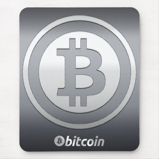 Bitcoin-Logo Mousepad (Vorne)